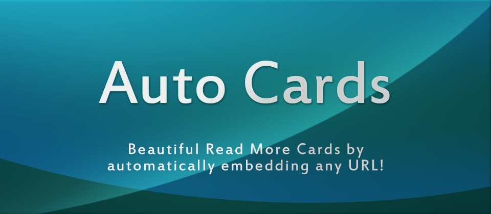 Auto Cards - URL Embedder for Joomla