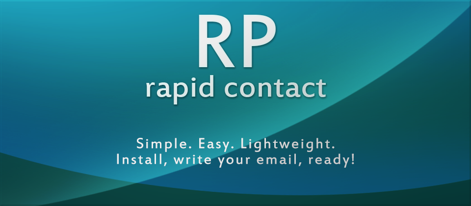 Rapid Contact- A Simple Contact Form solution for Joomla!